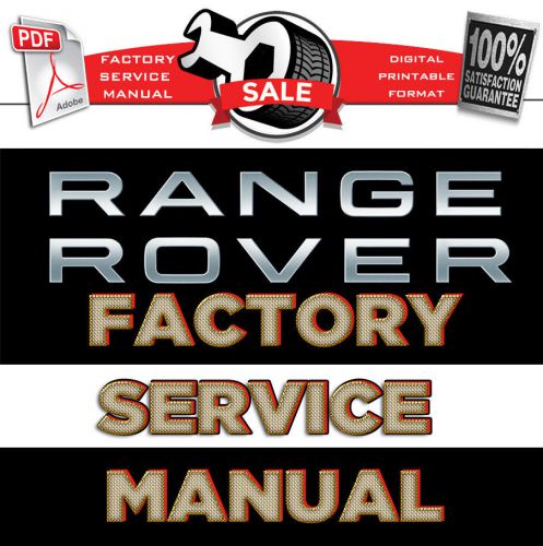 Range rover l322, l322 nas  factory service repair workshop manual + bonus