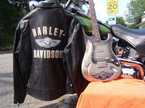 Harley davidson 100th anniversary leather jacket usa bomber springer