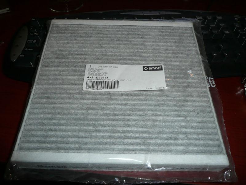 Smart car cabin air filter for smart 451 mitsubishi us smart 08-12 - 2 total 