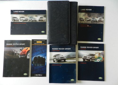 2005 land rover range rover sport factory owners manual and case with supplement