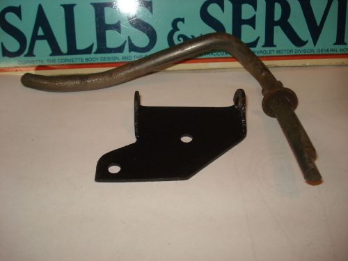 Gas pedal pivot, w/rod, used reconditioned .  58-62 corvette