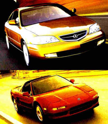 2000 acura brochure-acura-rl-cl-tl-nsx-integra gsr