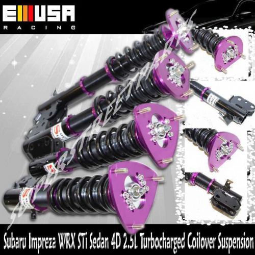 05-07 subaru impreza wrx sti sedna 4d 2.5 turbocharged coilover suspensionpurple