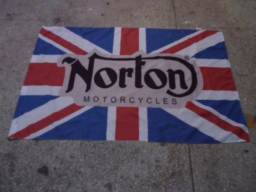 New large 3&#039;x5&#039; norton motorcycles flag man cave england antique free shipping