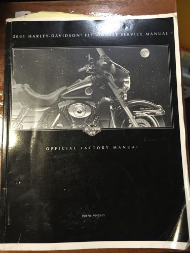 Harley-davidson 2001 flt models service manual 99483-01