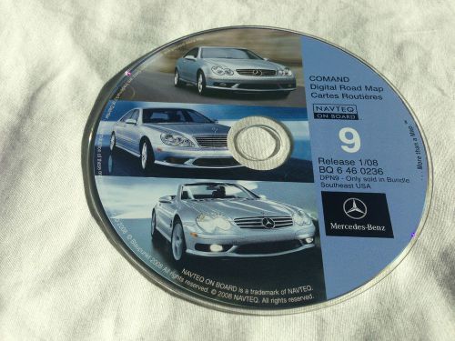 02 2003 mercedes cl500 cl55 cl600 navigation cd 9 al fl ga sc nc 2008 update ©