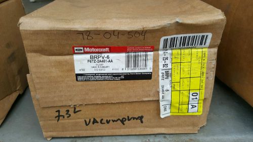 Motorcraft vacuum pump part # brpv-6 ford part # f6tz-2a451-aa new &#034; old stock &#034;