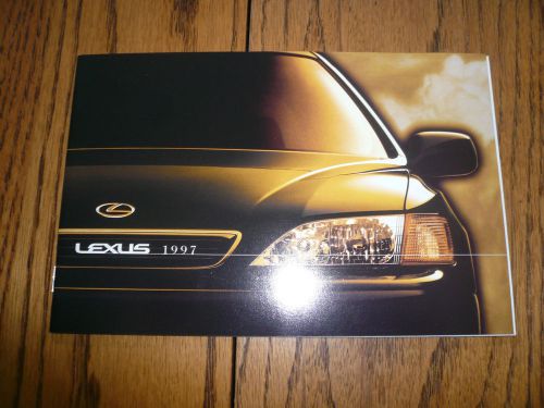 1997 lexus gs ls es sc 300 sc 400 lx 450 sales brochure