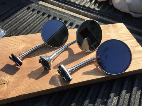 Lot of three vintage exterior mirrors