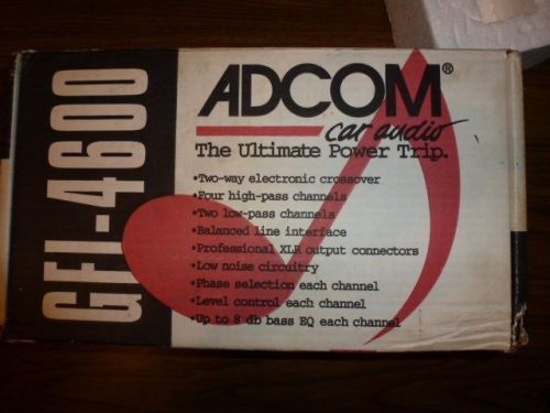 Adcom 2 way crossover    nib