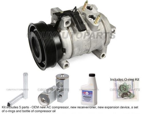 New air conditioning compressor kit - genuine oem ac compressor &amp; clutch + more