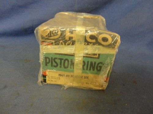 1941 - 1949 pontiac six piston rings - std size - nos