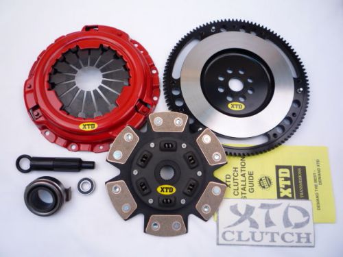 Xtd stage 3 clutch &amp; 9lbs flywheel jdm 88-91 civic crx sir jdm b16a ef8 ef9