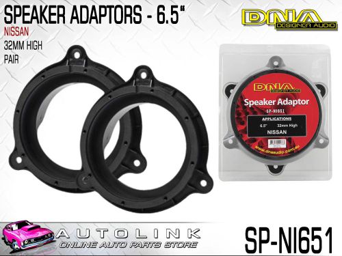 Dna speaker adaptors suit nissan (various models) 6.5&#034; round 32mm high (pair)