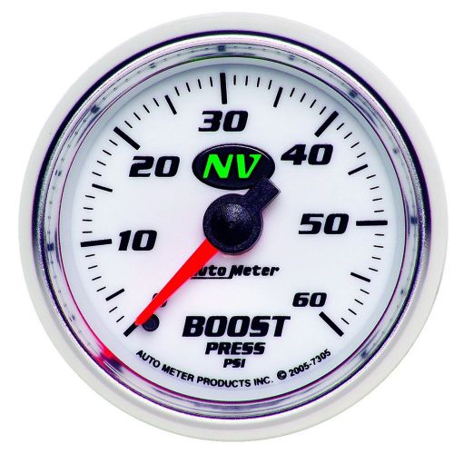 Auto meter 7305 nv; mechanical boost gauge