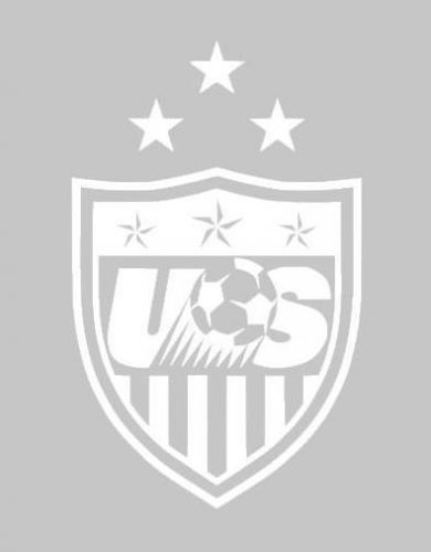 5&#034; team usa women&#039;s soccer custom car automotive vinyl sticker decal (white)