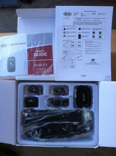 2014 2015 kia soul remote start kit genuine oem brand new pt#  b2f60-aq700