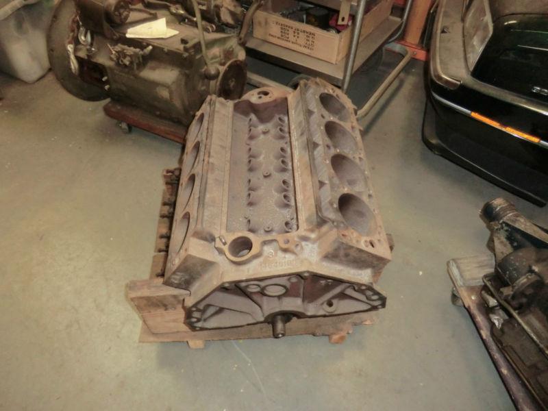 1957 cadillac engine block w/ crank and cam shaft sn 57 70k54750