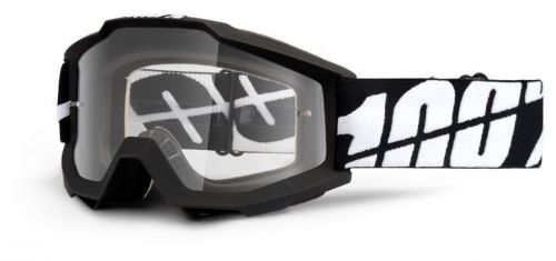 100% accuri tornadao mx offroad goggles clear lens