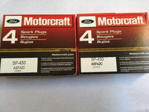 8 pcs – motorcraft sp-450 oe copper core spark plugs (asf42c)