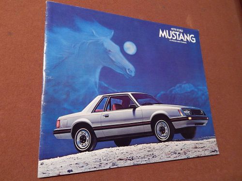 79 mustang dealer showroom sales brochure 1979 original ford issue 7/78 cobra