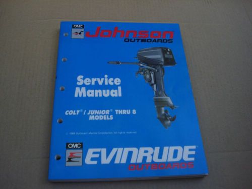 1990 johnson evinrude colt/junior thru 8 outboards service manual