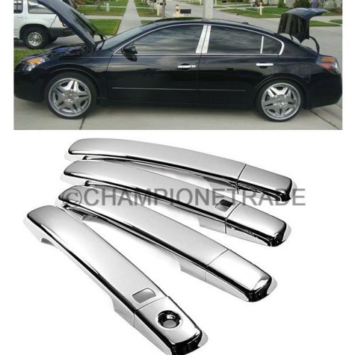 Chrome side door handle cover for nissan altima qashqai quest maxima sentra ct