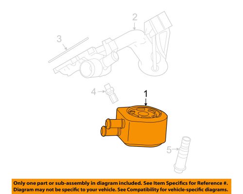 Ford oem 2008 f-250 super duty-engine oil cooler 4c3z6a642a