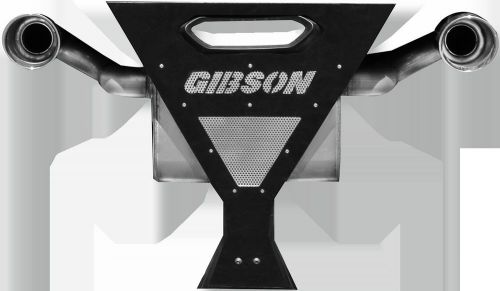 Gibson side x side powersports slip on exhaust stainless, dual 98029