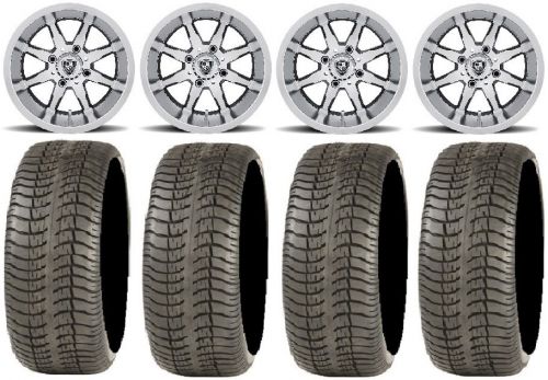 Fairway alloys shift machined golf wheels 12&#034; 205x30-12 tires yamaha