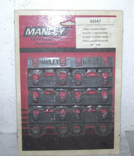 Manley plastic pushrod guides  sb chevy 42147 nos