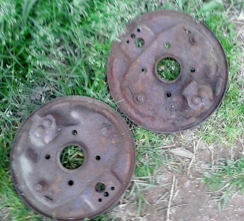 2 used harley servicar backing plates for a juice rear end