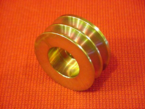 Alternator pulley 2 groove fits delco, motorcraft 2.752x.669x.394