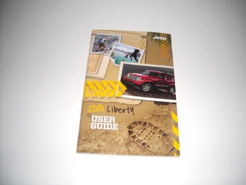 2010 factory jeep liberty user guide / owner manual booklet only