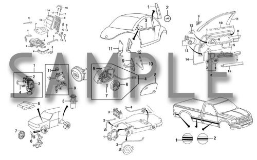 Subaru tribeca 2006-2014 parts list catalog model year specific