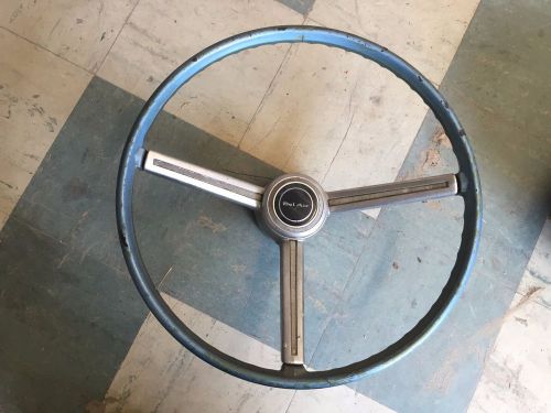 1967 1968 chevy bel air steering wheel with horn ring and button