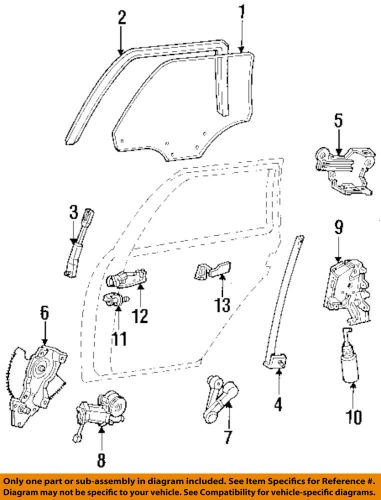 Ford oem door-striker 6w1z5422008a