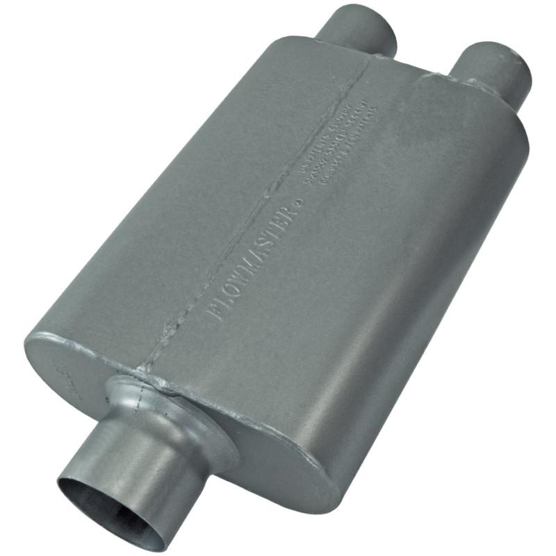 Flowmaster 40 delta muffler 409s - 3.00 center in / 2.50 dual out - aggressive