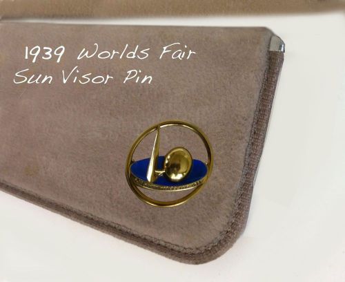 1939 worls fair sun visor pin