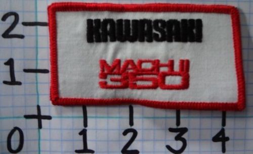 Vintage kawasaki motorcycle patch from the 70&#039;s 009 mach ii 350