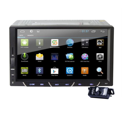 7inch android 4.2 double 2 din indash car dvd radio stereo player wifi 3g +camer