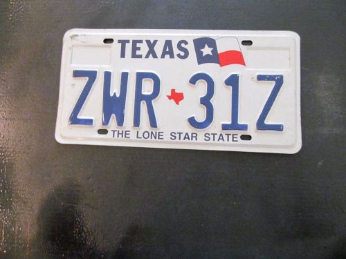 1960 1961 1963 1965  texas license plate (1) &#034;zwr31z