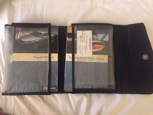 2007 lexus is 350 / is 250 owners manual and case