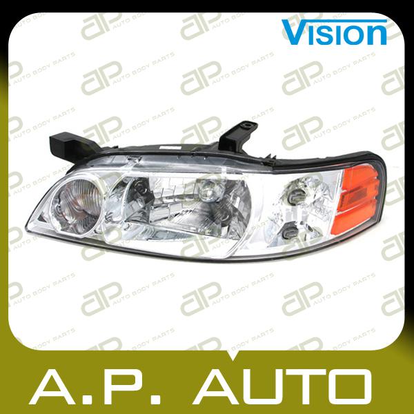 Head light lamp assembly 00-01 nissan altima left l/h gle gxe se xe driver side