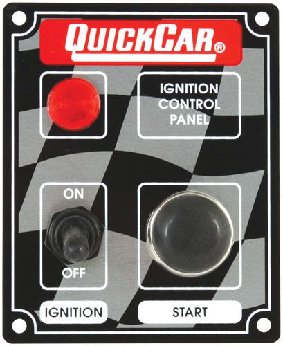 Quickcar 50-052 ignition control panel w/ light imca dirt drag