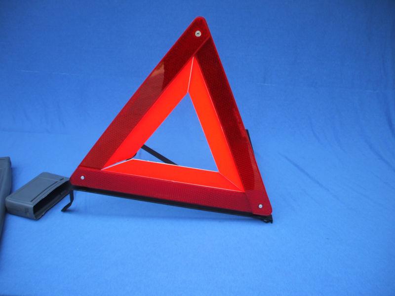 Nos european roadside emergency reflective triangle safety,mercedes,bmw,porsche