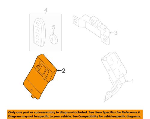 Nissan oem keyless entry-warning buzzer 256403ja0d