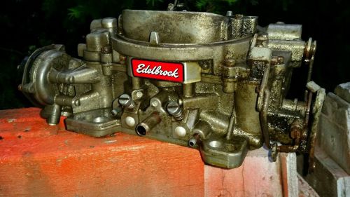 Hot rod edelbrock 1406 600 cfm afb style carburetor nice electric  choke