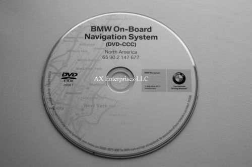 Genuine bmw navigation dvd-ccc # 677 map edition 2009 fits 09 650i 650 m6 idrive