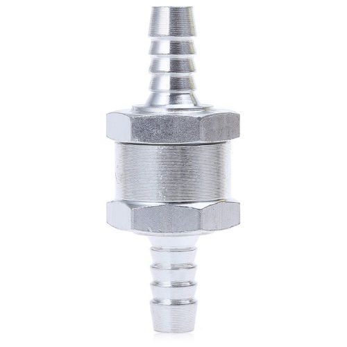 Aluminium vehicle fuel non return check valve single-track petrol diesel 8mm